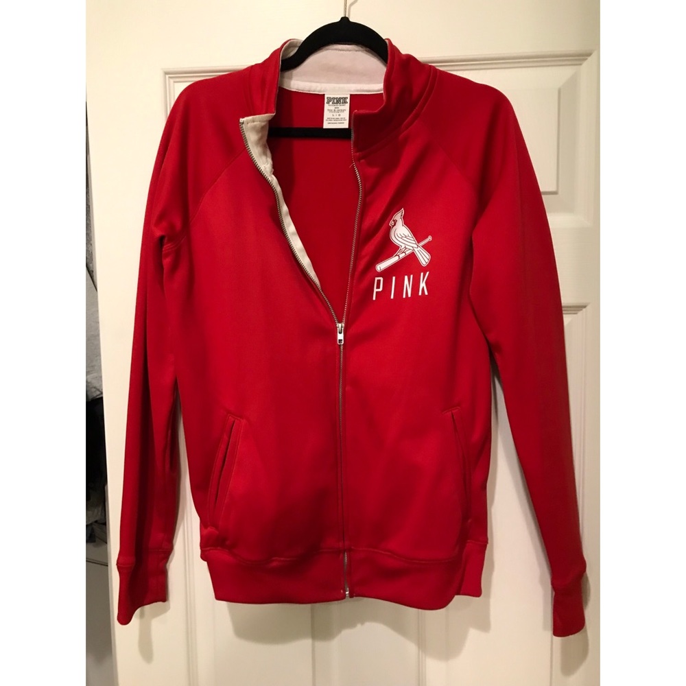 PINK STL Cardinals Jacket